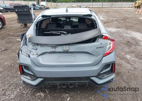 2021 Honda Civic Sport из США, поврежденный, VIN SHHFK7H41MU202808